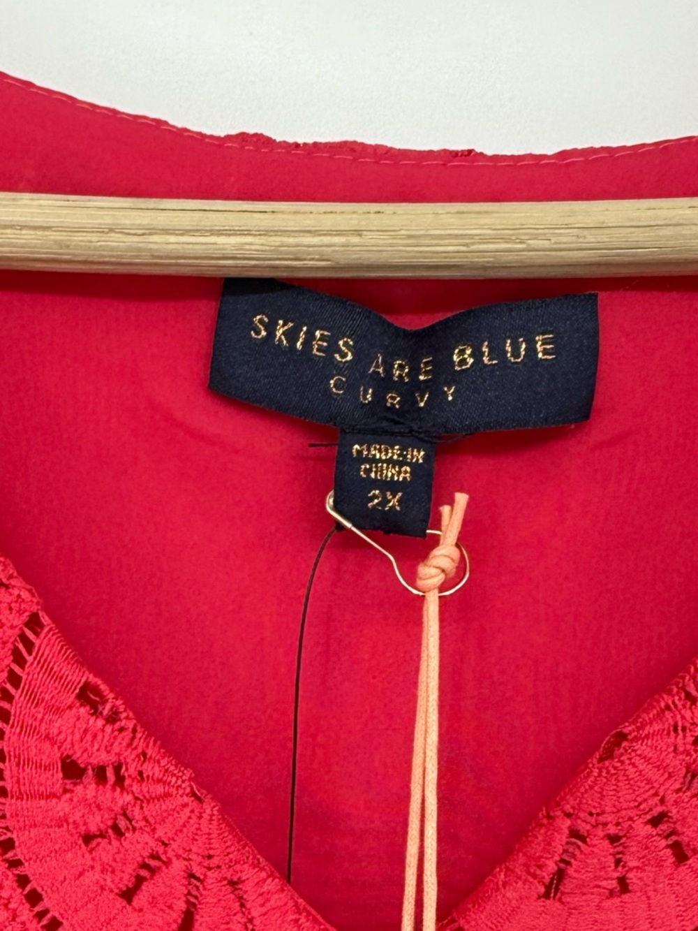 Skies are Blue Raspberry Sorbet Ruffle Sleeve Button Front Knee Length Dress NEW - Picture 2 of 15